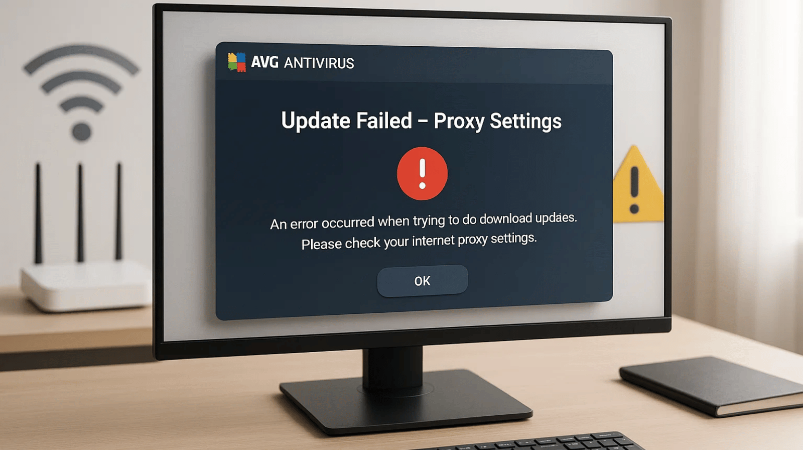 AVG Update Failed Due to Proxy Settings – How to Fix This Error (2025 Guide)